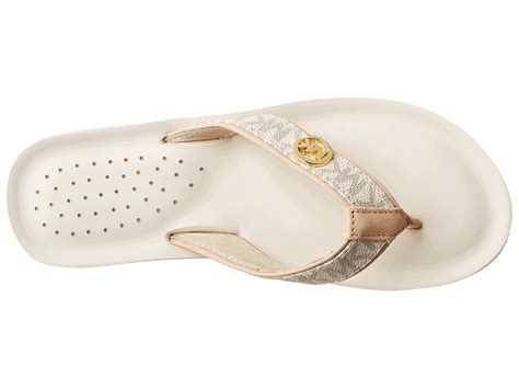 michael michael kors gage flip flop vanilla 